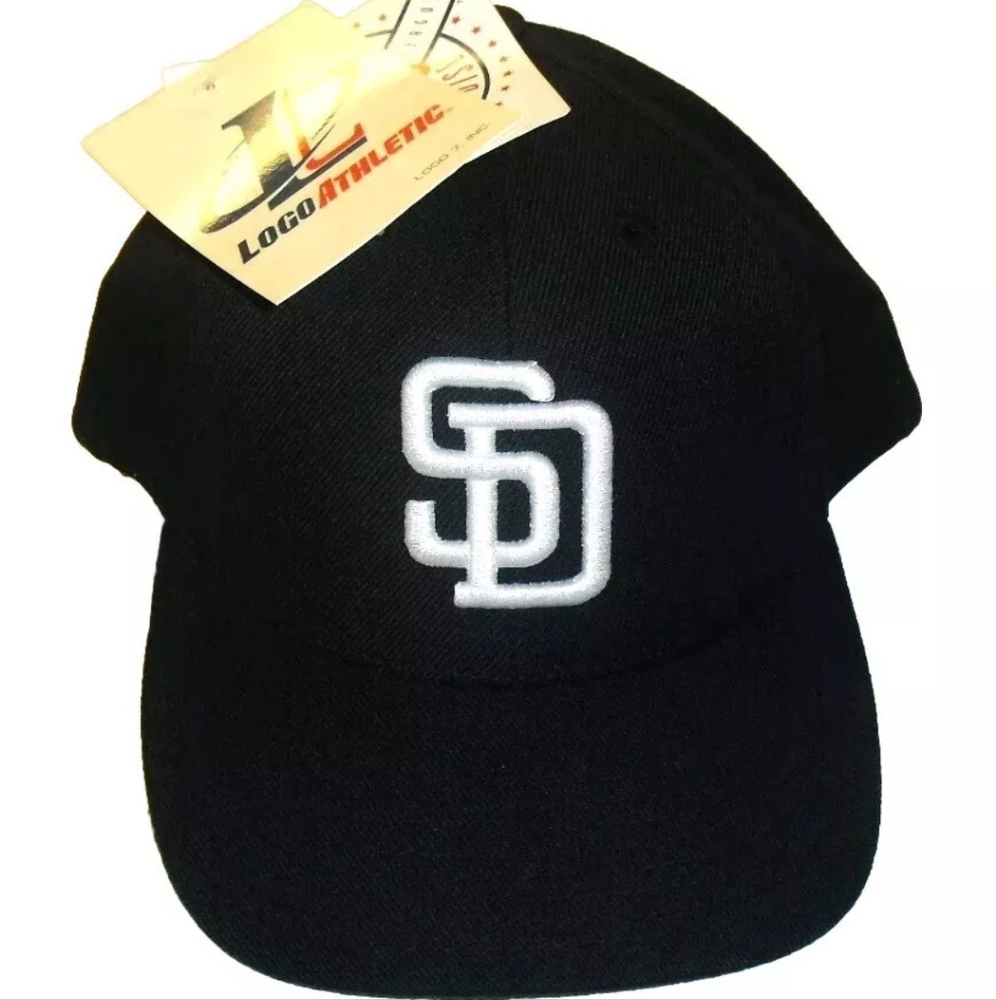 San Diego Padres Logo Athletic 90s Vintage Mens Snapback hat cap New Tags Mlb